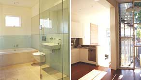 Bathroom and Kitchen